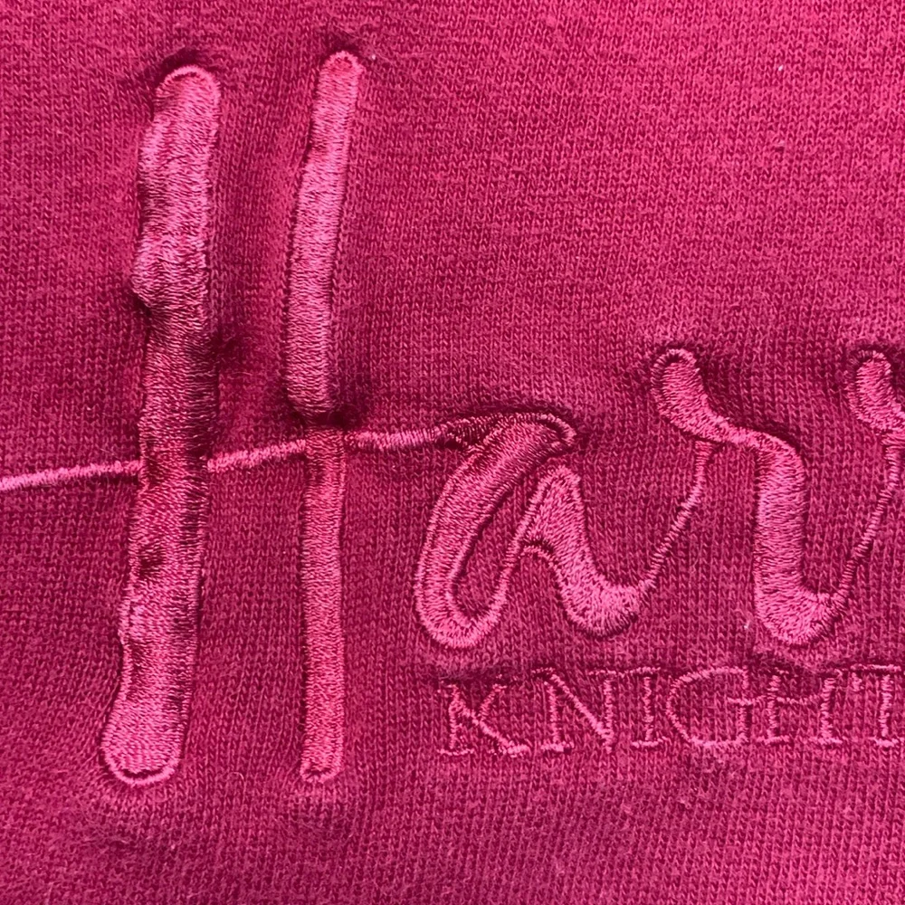 Vintage 90’s Harrods Burgundy Sweatshirt - Picture 17 of 17